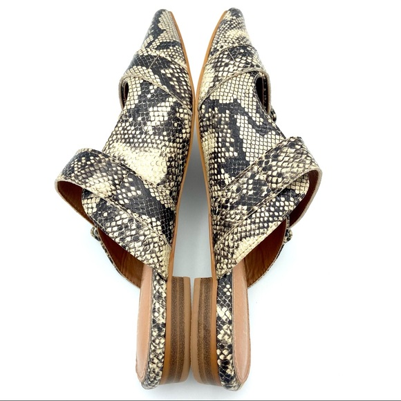 Mi,iM Hannah Slide on Snakeskin Print Mules Size 8 - Picture 5 of 10